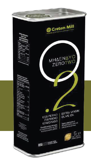 Cretan Mill - Null Zwei  Griechisches Olivenöl aus Kreta 5L