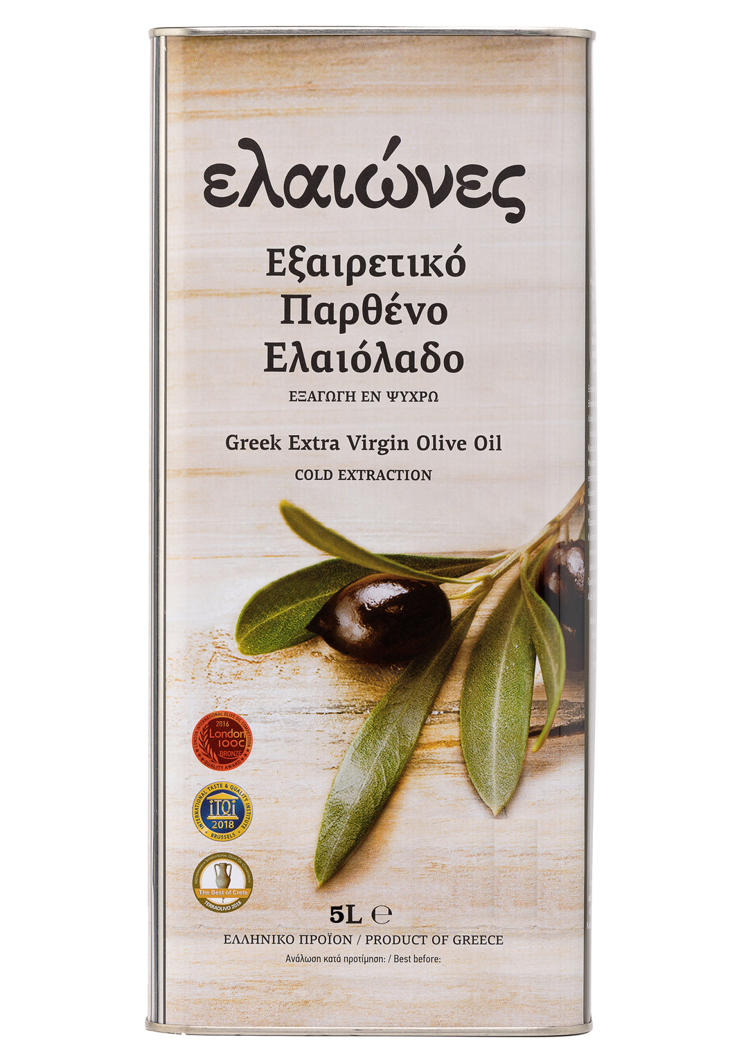 Cretan Mill - Eleones Griechisches Olivenöl aus Kreta 5L