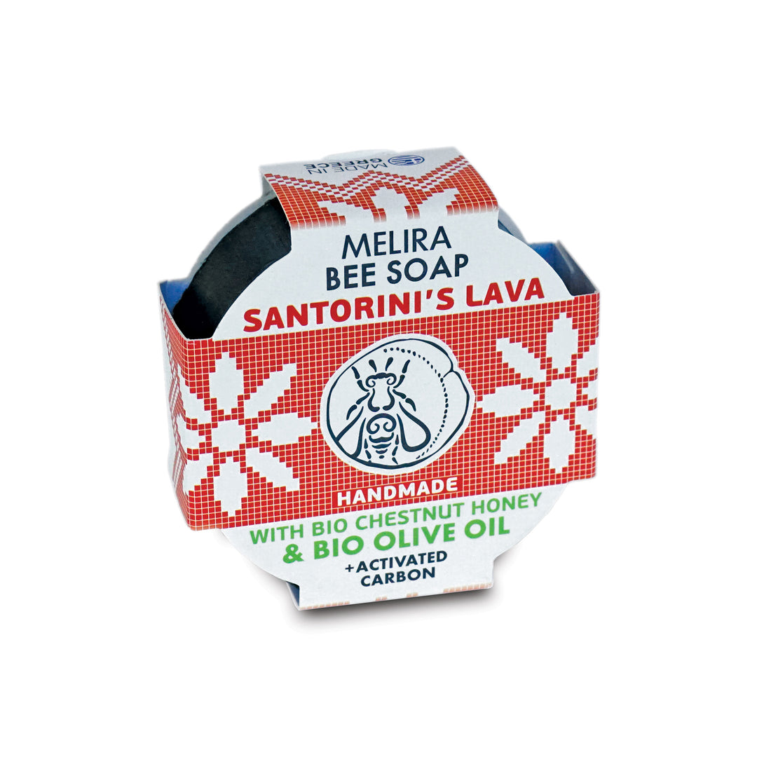 Melira - Bienen Seife - Santorini Lava - Bio Kastanie Honig Bio Olivenöl
