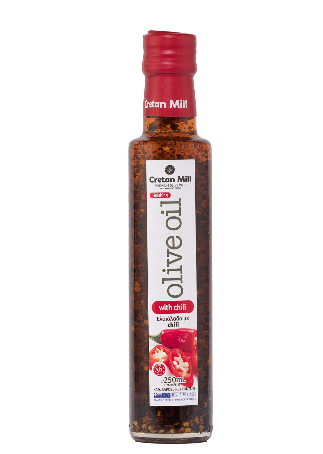 Cretan Mill - Griechisches Olivenöl mit Chili 250ml