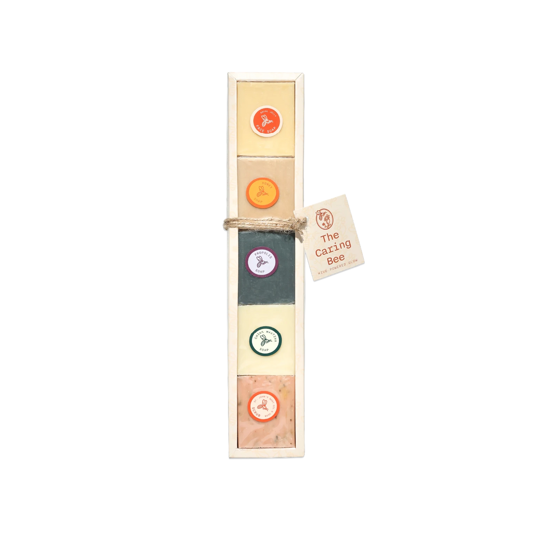 Helmos-Geschenkverpackung mit 5 Seifen 5x50 gr