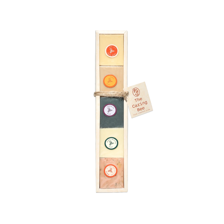 Helmos-Geschenkverpackung mit 5 Seifen 5x50 gr